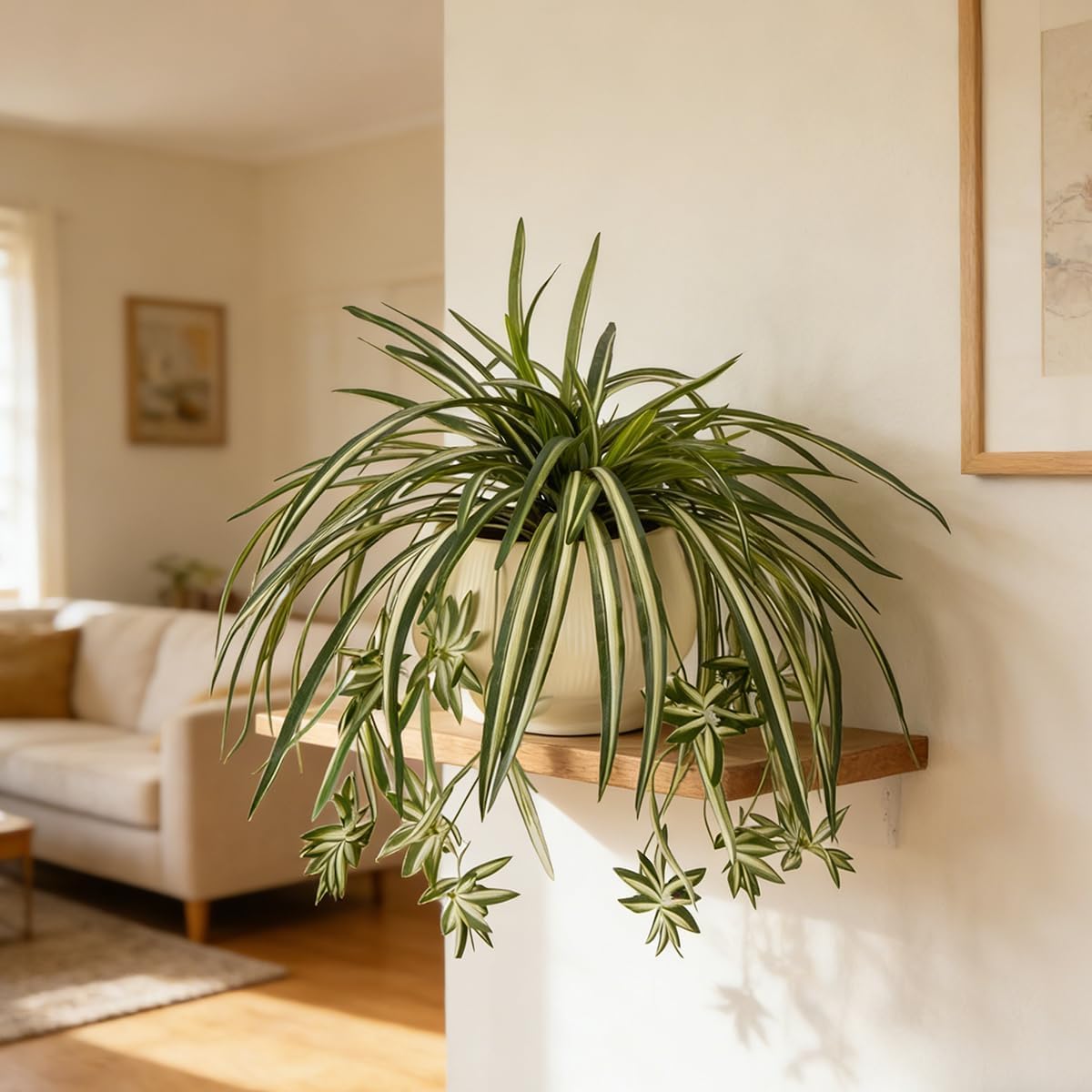 4 plantes artificielles suspen - Spider Plant Hanging avis et prix